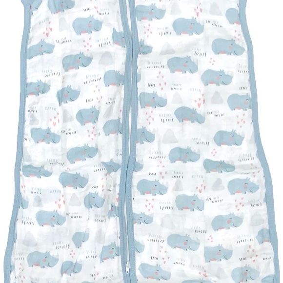 💥HP💥 Organic Cotton Muslin Elephant Print Toddler baby kids Sleep Sack 18-24 - Picture 7 of 11